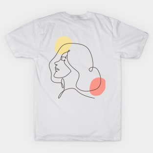 Line art of a confident woman T-Shirt